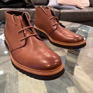 Cole Haan ZERØGRAND Chukka Boot 11.5 M Golden Honey-After Dark C36291 Waterproof